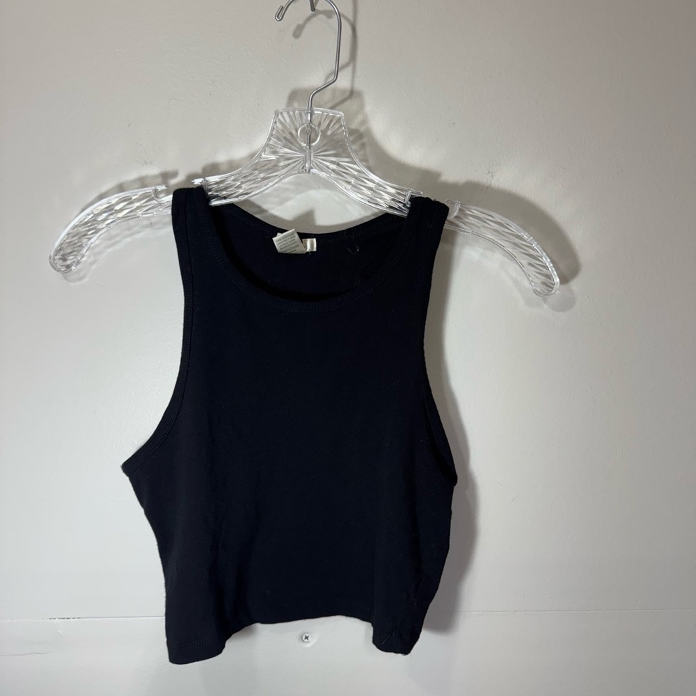 Bozzolo Black Crop Top